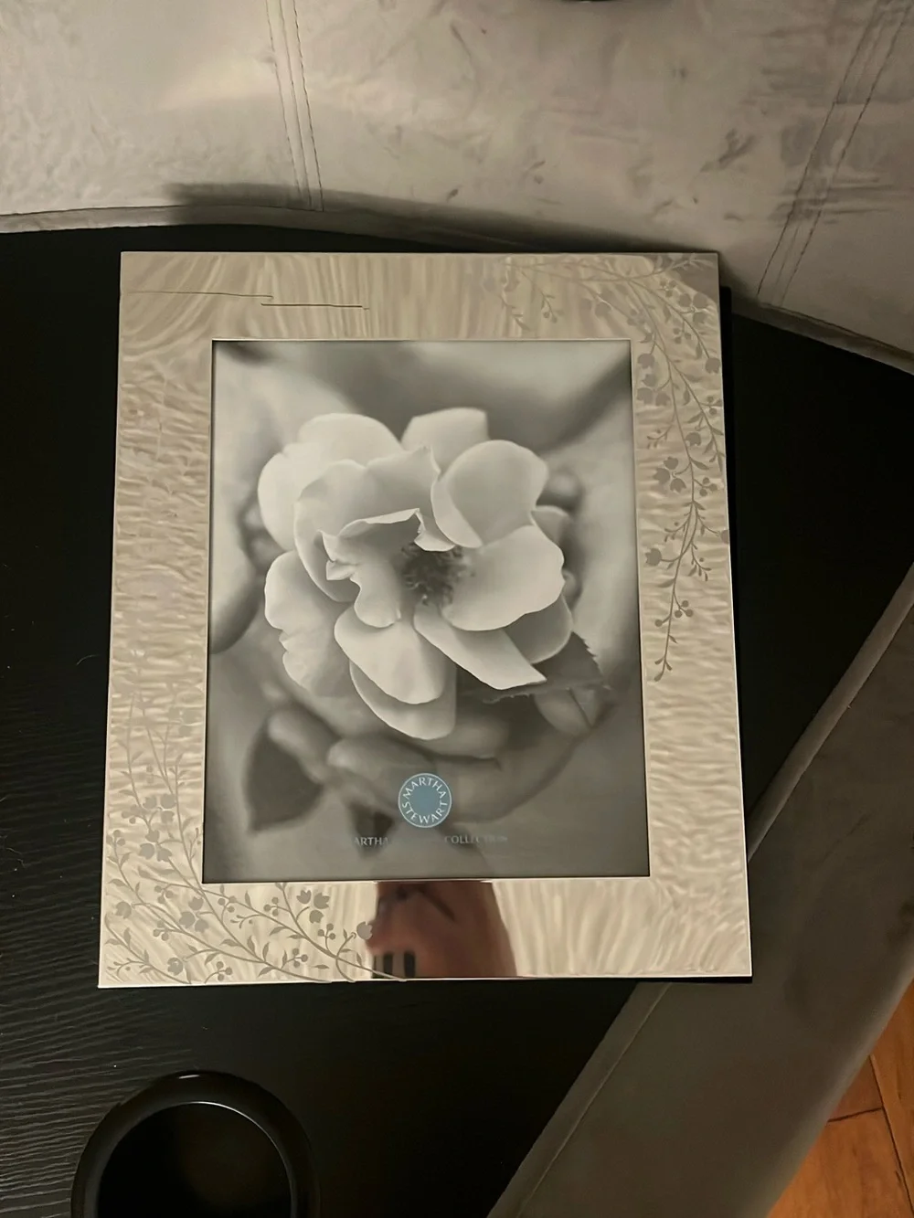Silver Floral-Accent Picture Album - Martha Stewart